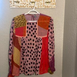 BL^NK LONDON women’s blouse size small NWOT